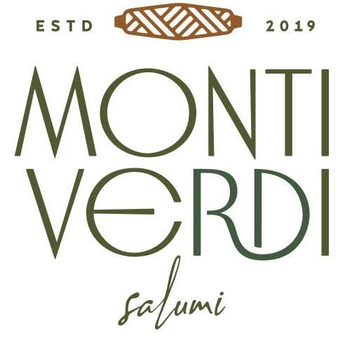 Logo for Monti Verdi Salumi, established in 2019.